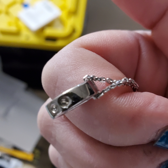 GENUINE SWAROVSKI SIGNED .925 AQUAMARINE crystal Pemdant Necklace - Picture 4 of 9